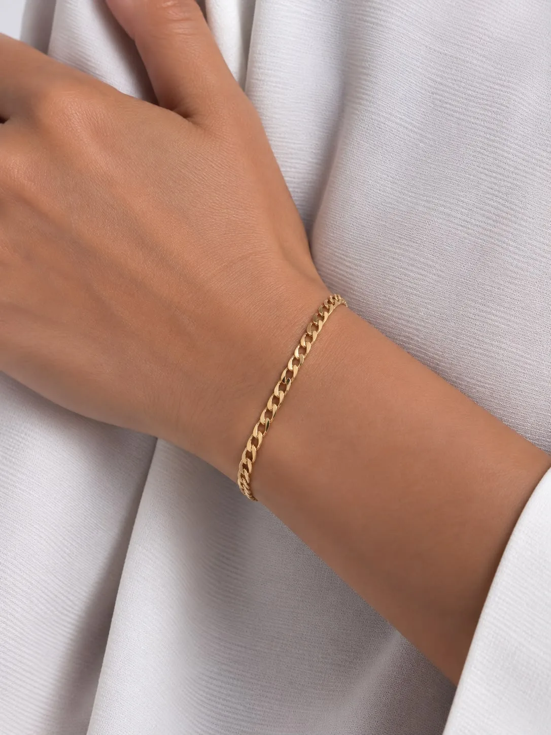 Pulsera Cubana 18 cm