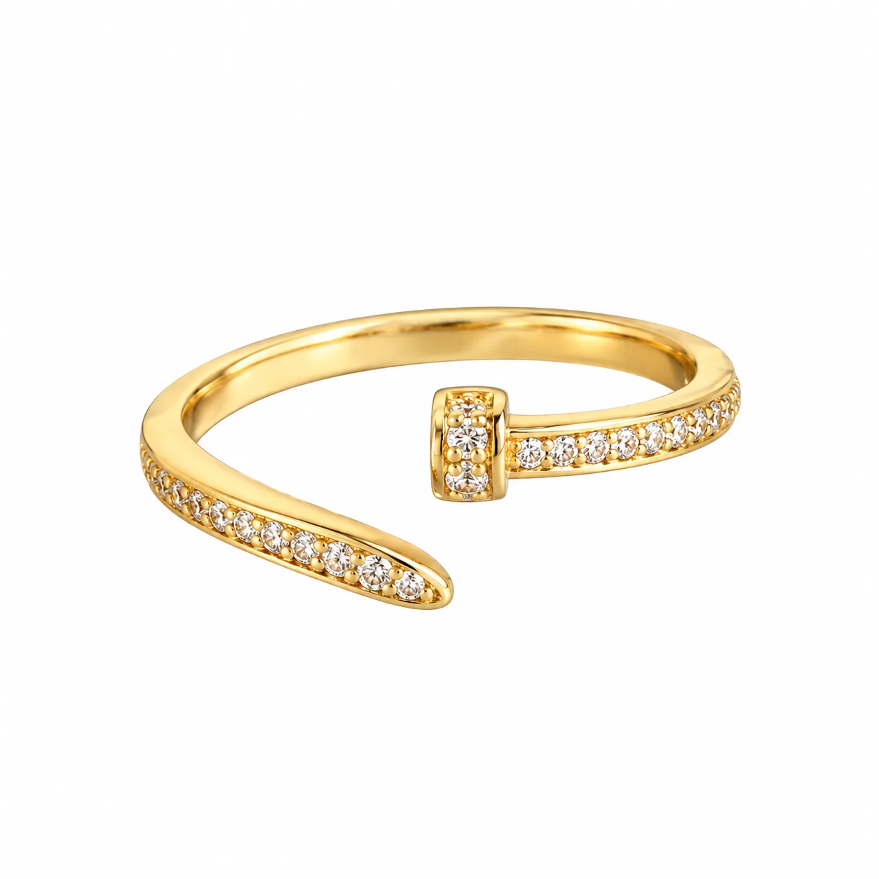 Anillo Clavo circonias