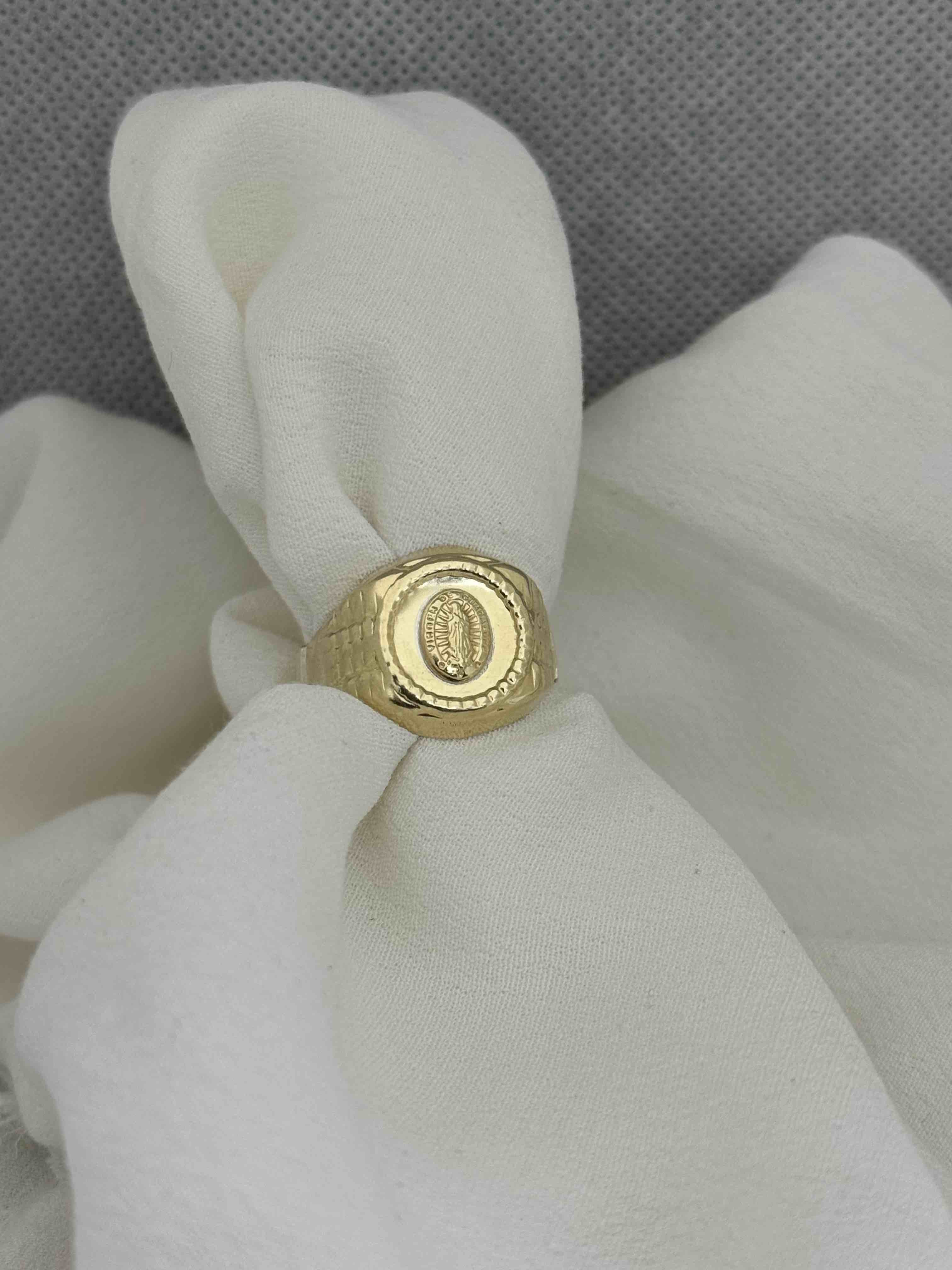 Anillo macizo virgen Guadalupe