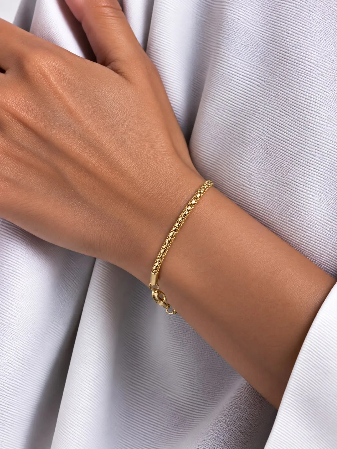 Pulsera Serpentina 2mm 17 cm + ext