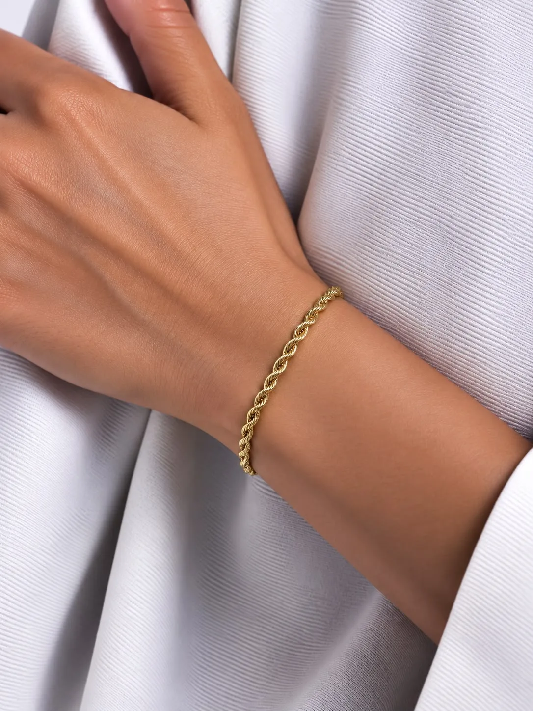 Pulsera Lazo 3mm 17 cm + ext